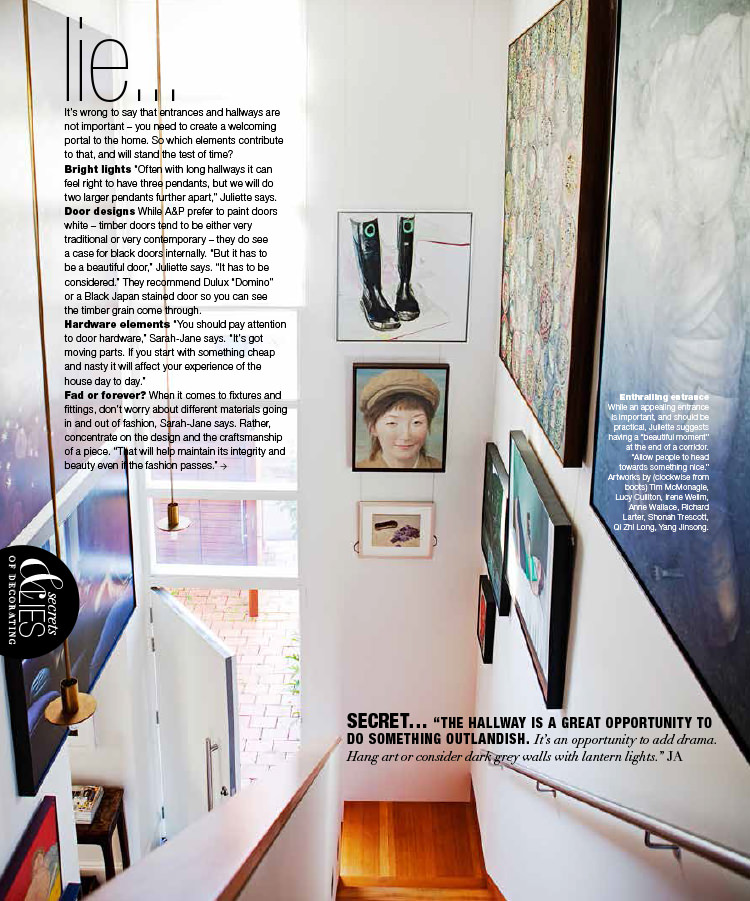 Arent&Pyke, balmain house, Real Living, real living magazine, secrets of decorating, Sydney Design Awards 