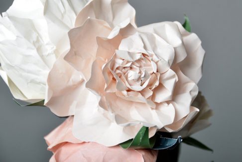 paper flowers, easy, handcrafted